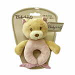 WEBHIDDENBRAND Baby Hug ropotulja, medvedek, 15 cm, roza