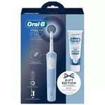 Oral-B Vitality Pro Protect X Clean električna zobna ščetka, modra + Gum Care Edition zobna pasta