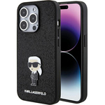 Etui za telefon Karl Lagerfeld iPhone 15 Pro Max 6.7 črna barva - črna. Etui za telefon iz kolekcije Karl Lagerfeld. Model izdelan iz plastike.