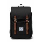 Nahrbtnik Herschel 11398-00001-OS Retreat Mini Backpack črna barva - črna. Nahrbtnik iz kolekcije Herschel. Model izdelan iz tekstilnega materiala.