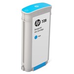 HP 728 130-ml Cyan DesignJet Ink Cartridge