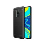 OSTALO Silikonski ovitek za xiaomi redmi note 9s / redmi note 9 pro - mat carbon črn