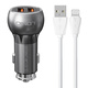 LDNIO avtomobilski polnilec ldnio c503q 2usb + kabel lightning