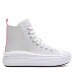 Modne superge Converse Chuck Taylor All Star Move Platform Sparkle A06332C White/Oops Pink/White