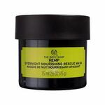 The Body Shop Hemp Overnight Nourishing Rescue Mask nočna vlažilna maska s konopljinim oljem 75 ml unisex