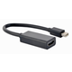 slomart gembird adapter mini displayport - hdmi a-mdpm-hdmif4k-01, na kablu, czarny