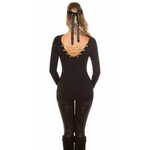 Amiatex Ženska obleka 71812, črna, UNIVERZáLNí