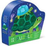 Puzzle Mini Turtles v oblikovani škatli 12 Crocodile Creek
