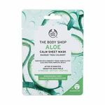 The Body Shop Aloe Calm Sheet Mask pomirjujoča platnena maska ​​za suho kožo 1 ks za ženske