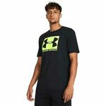 UA Boxed Sportstyle SS Shirt, Black/Yellow - S