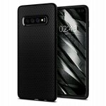 Spigen Liquid Air silikonski ovitek za Samsung Galaxy S10 Plus, črna