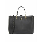 Tommy Hilfiger Ročna torba Th Refined Workbag AW0AW15976 Črna