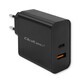 slomart super hitri pd | 1xusb-c | 1xusb | 65w | 5-20v | 1,5-3,25a | črna