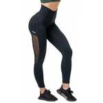 Nebbia High-Waist Mesh Black XS Fitnes hlače