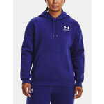 Under Armour Pulover Essential Fleece Hoodie-BLU SM