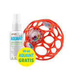 Igrača OBALL RATTLE 10cm 0m + oranžna + 50ml Aquaint