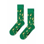 Nogavice Happy Socks Pineapple Sock zelena barva - zelena. Nogavice iz kolekcije Happy Socks. Model izdelan iz elastičnega, vzorčastega materiala.