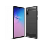 OSTALO Silikonski ovitek za samsung galaxy note 10 n970 - mat carbon črn