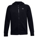 Under Armour Pulover UA RIVAL FLEECE FZ HOODIE-BLK M