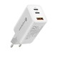 slomart polnilec USB/USB-c qc4+ 65w gan technology white