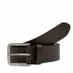 Moški pas Calvin Klein Jeans Classic Flat Lthr Belt 35Mm Aop K50K511518 Rjava