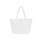 Tommy Hilfiger Ročna torba Th Essential Sc Tote Corp AW0AW16089 Bela