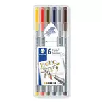 Staedtler Lumocolor Nonpermanent markerji, M, 6/1, v etuiju