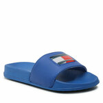 Tommy Hilfiger Natikači Flag Pool Slide T3B0-32930-1172 M Modra