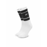 Reebok Visoke nogavice Unisex CL Basketball Sock HC1906 Bela