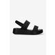 Sandali Mexx Noë ženski, črna barva, MIBN1603941W - črna. Sandali iz kolekcije Mexx. Model izdelan iz ekološkega usnja. Lahek in udoben model, idealen za vsakodnevno nošenje.