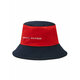 Tommy Hilfiger Klobuček Essential Bucket AU0AU01625 Rdeča