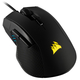 Corsair Ironclaw RGB gaming miška, optični, brezžičen/žičen, 18000 dpi, modri/črni