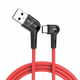 Blitzwolf BW-AC1 kabel USB / USB-C 3A 1.8m, rdeča