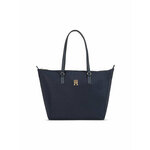 Tommy Hilfiger Ročna torba Poppy Th Tote AW0AW15639 Mornarsko modra