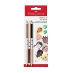 WEBHIDDENBRAND Faber-Castell Colour Grip Crayons Otroci sveta, blister, 3 barve