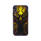 Chameleon Apple iPhone X/XS - Ovitek iz gume in stekla (TPUG) - Deer (shiny blue)