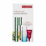 Clarins Supra Lift &amp; Curl odtenek 01 Intense Black darilni set maskara Supra Lift &amp; Curl Mascara 8 ml + odstranjevalec ličil za oči Instant Eye Make-Up Remover 30 ml + krema za okoli oči Total Eye Lift 3 ml