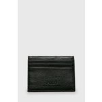 Polo Ralph Lauren usnjena denarnica - črna. Mala denarnica iz kolekcije Polo Ralph Lauren. Model izdelan iz naravnega usnja.