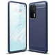 MG Carbon Case Flexible silikonski ovitek za Huawei P40, modra