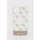 Guess Glitter Logo ovitek za iPhone 14, roza (GUHCP14SHG4MHP)