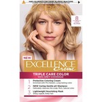 Loreal Paris barva za lase Excellence, 8 Light Blonde