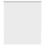 vidaXL Rolo zatemnjena bela 130x130cm Širina tkanine 126,6cm poliester