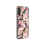 Chameleon Samsung Galaxy A34 5G - Gumiran ovitek (TPUP) - Flowers - roza