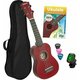 Cascha HH 3970 Soprano ukulele Red