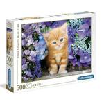 Sestavljanka Clementoni High Quality Collection- Ginger cat 30415, 500 kosov