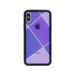 Chameleon Apple iPhone X/XS - Ovitek iz gume in stekla (TPUG) - Purple Net