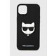 Etui za telefon Karl Lagerfeld Iphone 14 Plus 6,7" črna barva - črna. Etui za telefon iz kolekcije Karl Lagerfeld. Model izdelan iz plastike.