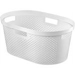 INFINITY DOTS 39L Košara za čiščenje – bela