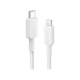 Anker 322 USB-C na Lightning kabel Bela 0,9 m