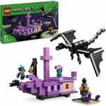 LEGO® Minecraft® 21264 Drak z Enderu a loď z Endu